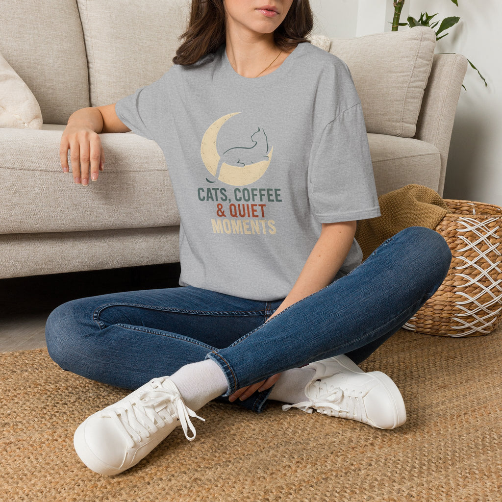 Cats Coffee Quiet Moments T-Shirt