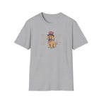 Patriotic Poodle Unisex T-Shirt – 4th of July Dog Graphic Tee