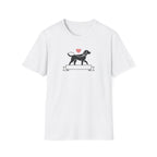 Minimalist Labrador Retriever Graphic T-Shirt - Cute Dog Lover White Tee