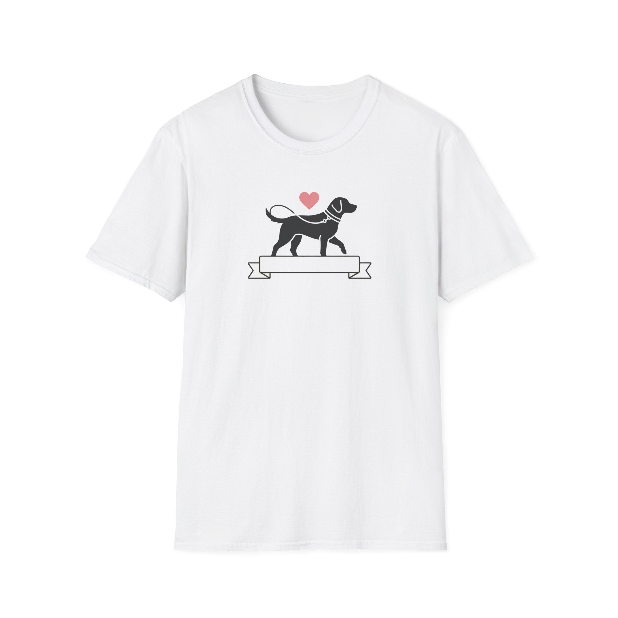 Minimalist Labrador Retriever Graphic T-Shirt - Cute Dog Lover White Tee
