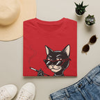 Cool Cat with Sunglasses T-Shirt — Retro Smoking Cat Graphic Tee