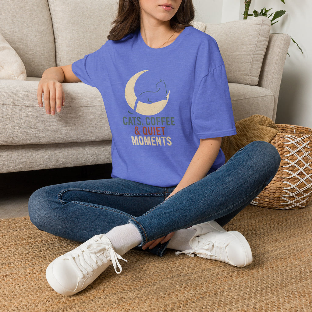Cats Coffee Quiet Moments T-Shirt