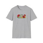 Wildflower Bouquet Unisex T-Shirt – Poppies and Daisies Graphic Tee