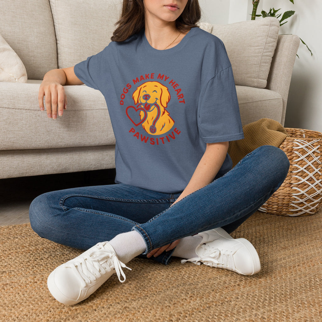 Dogs Make Heart Pawsitive T-Shirt