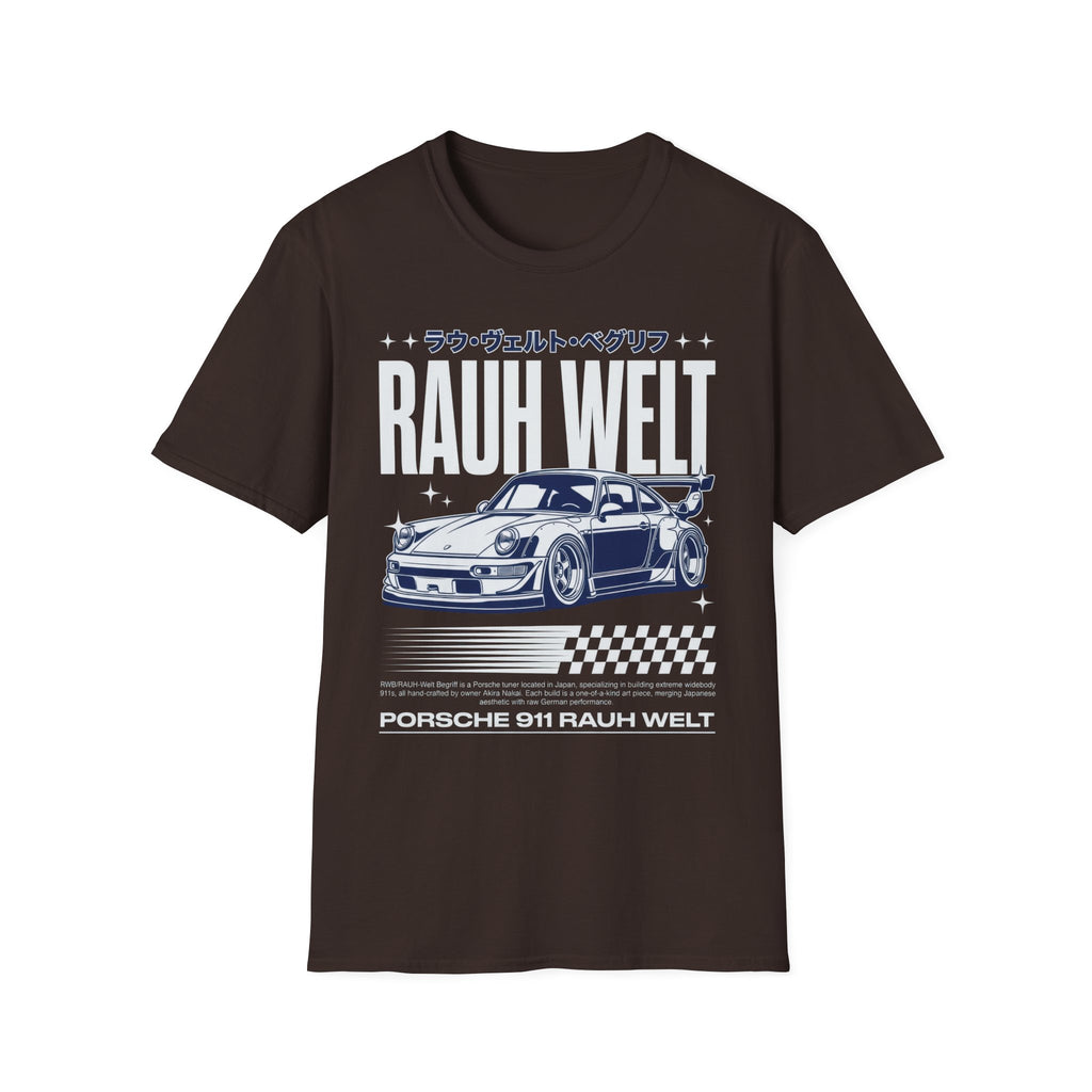 Rauh Welt Porsche 911 JDM T-Shirt - RWB Japanese Streetwear Graphic Tee