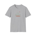 "She Blooms" Unisex T-Shirt – Inspirational Floral Botanical Tee