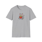 Happy Ramen Cat Unisex Graphic T-Shirt – Cute Japanese Noodle Tee