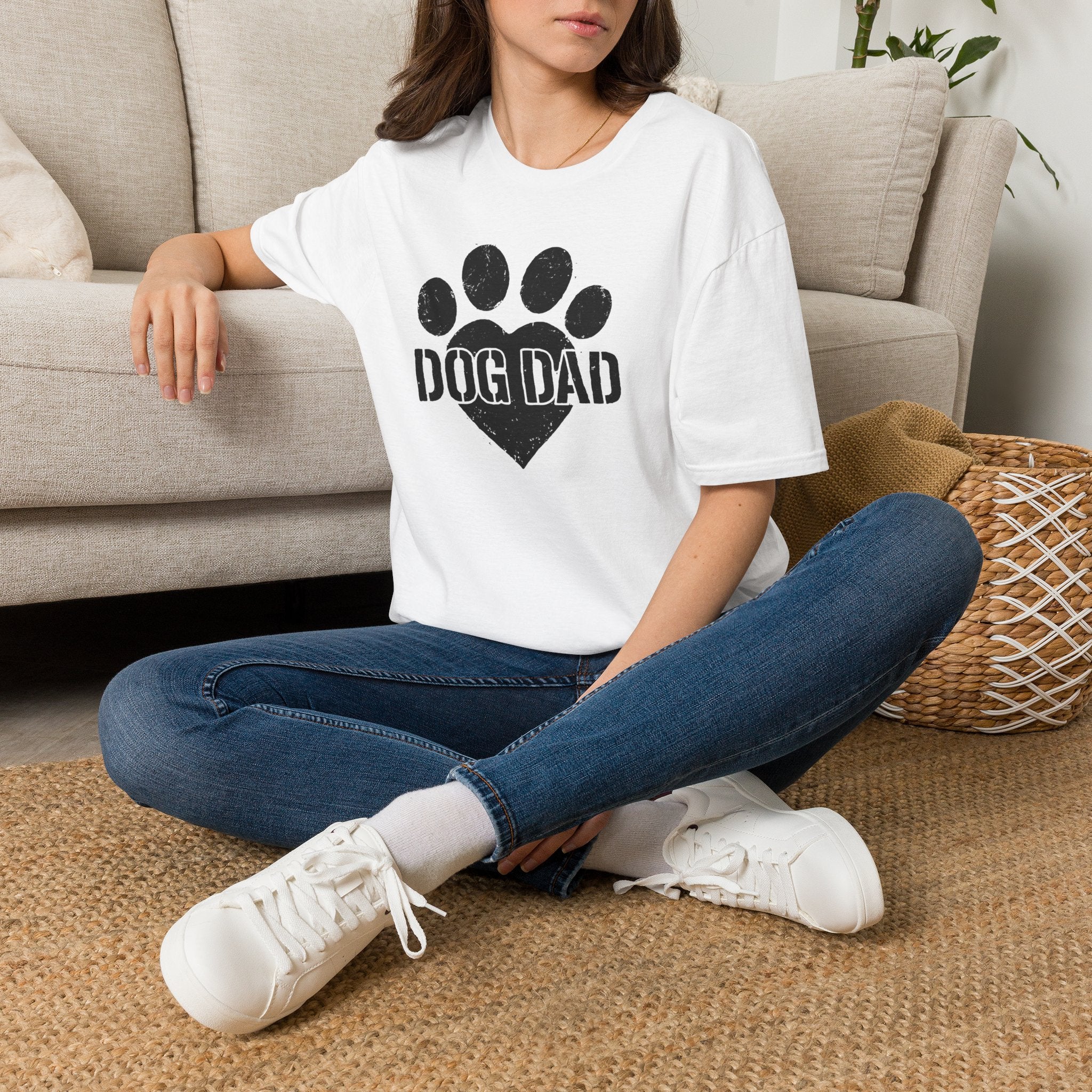 Dark speckled paw print T-Shirt