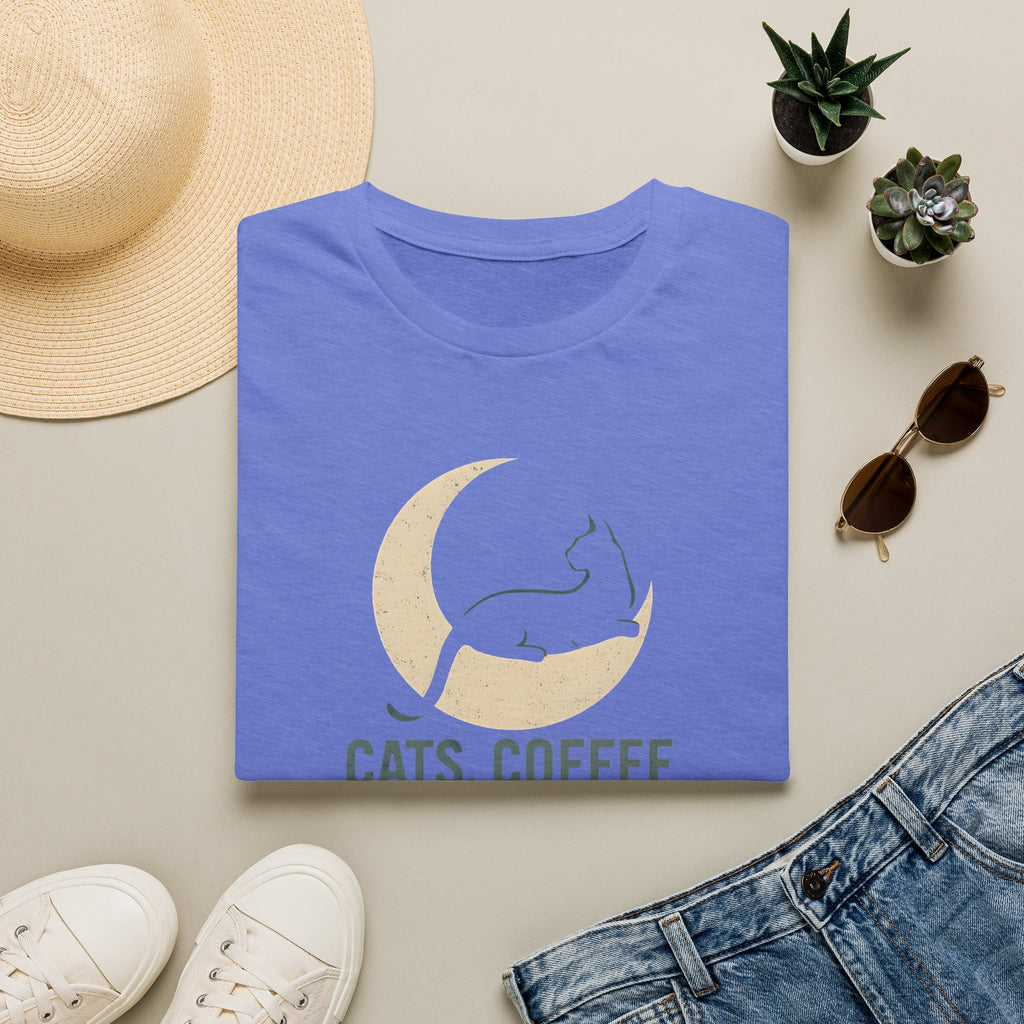 Cats Coffee Quiet Moments T-Shirt