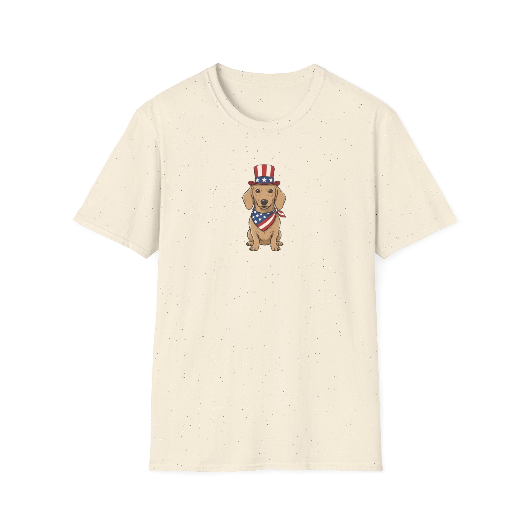 Patriotic Dachshund Unisex T-Shirt | Fourth of July Patriotic Doxie Graphic Tee