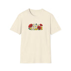 Wildflower Bouquet Unisex T-Shirt – Poppies and Daisies Graphic Tee