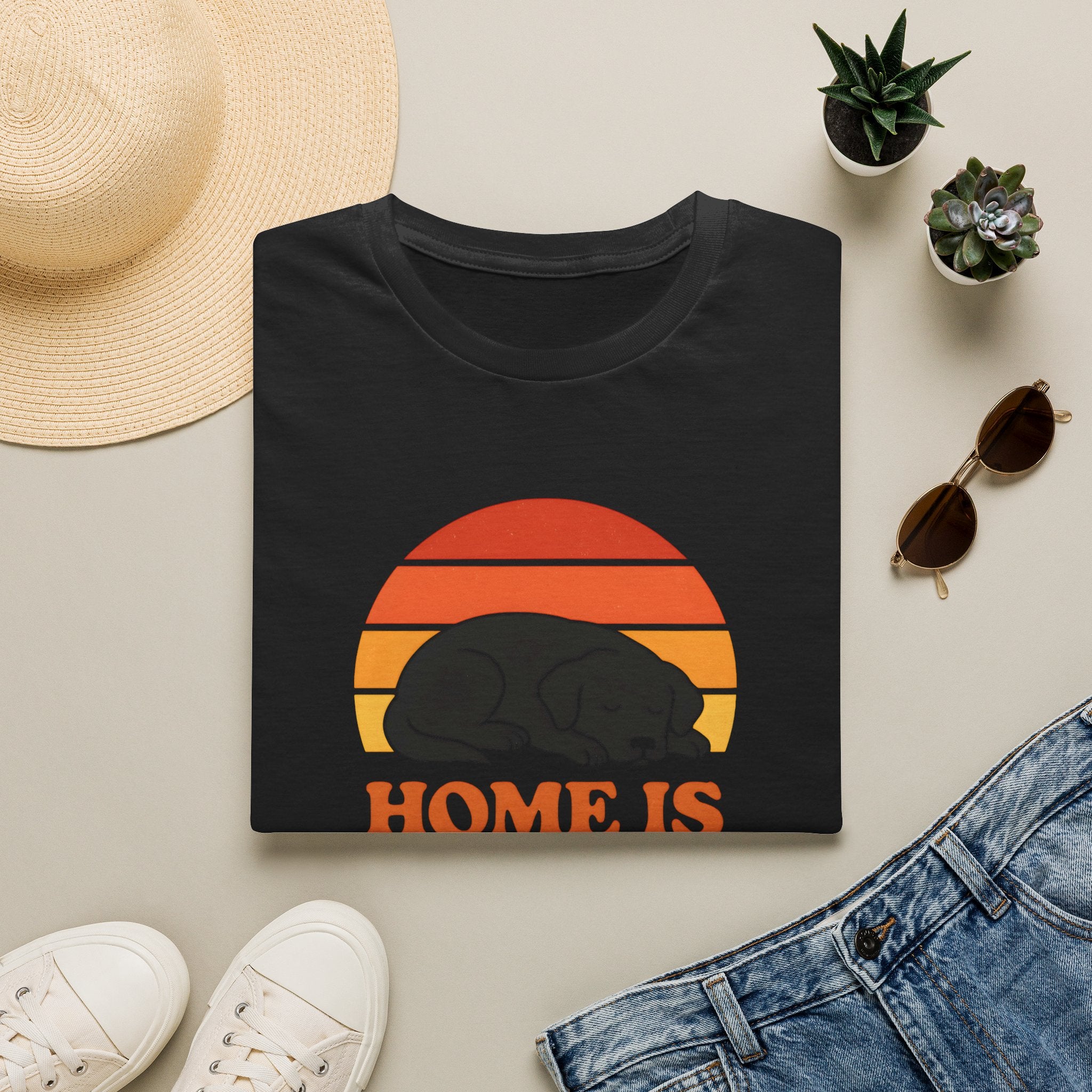 Sleeping Dog at Home T-Shirt