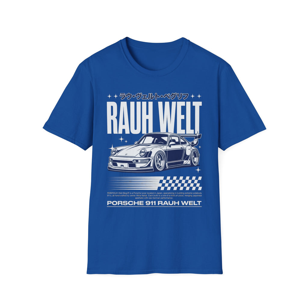 Rauh Welt Porsche 911 JDM T-Shirt - RWB Japanese Streetwear Graphic Tee