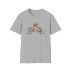 Funny Cat Paws Rock Paper Scissors Unisex T-Shirt - Cute Cat Beans Graphic Tee