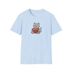Kawaii Ramen Cat Unisex T-Shirt – Cute Japanese Noodle Graphic Tee