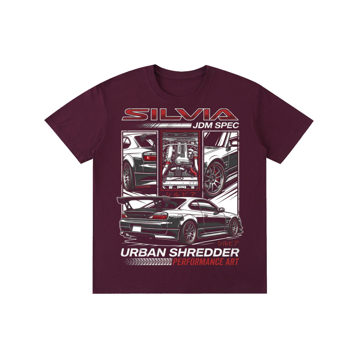 Nissan Silvia S15 "Urban Shredder" JDM Graphic Unisex T-Shirt – Streetwear Drift Tee