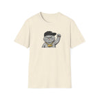 Funny Gangster Cat Unisex T-Shirt - Cool Hip Hop Space Grey Cat Graphic Tee
