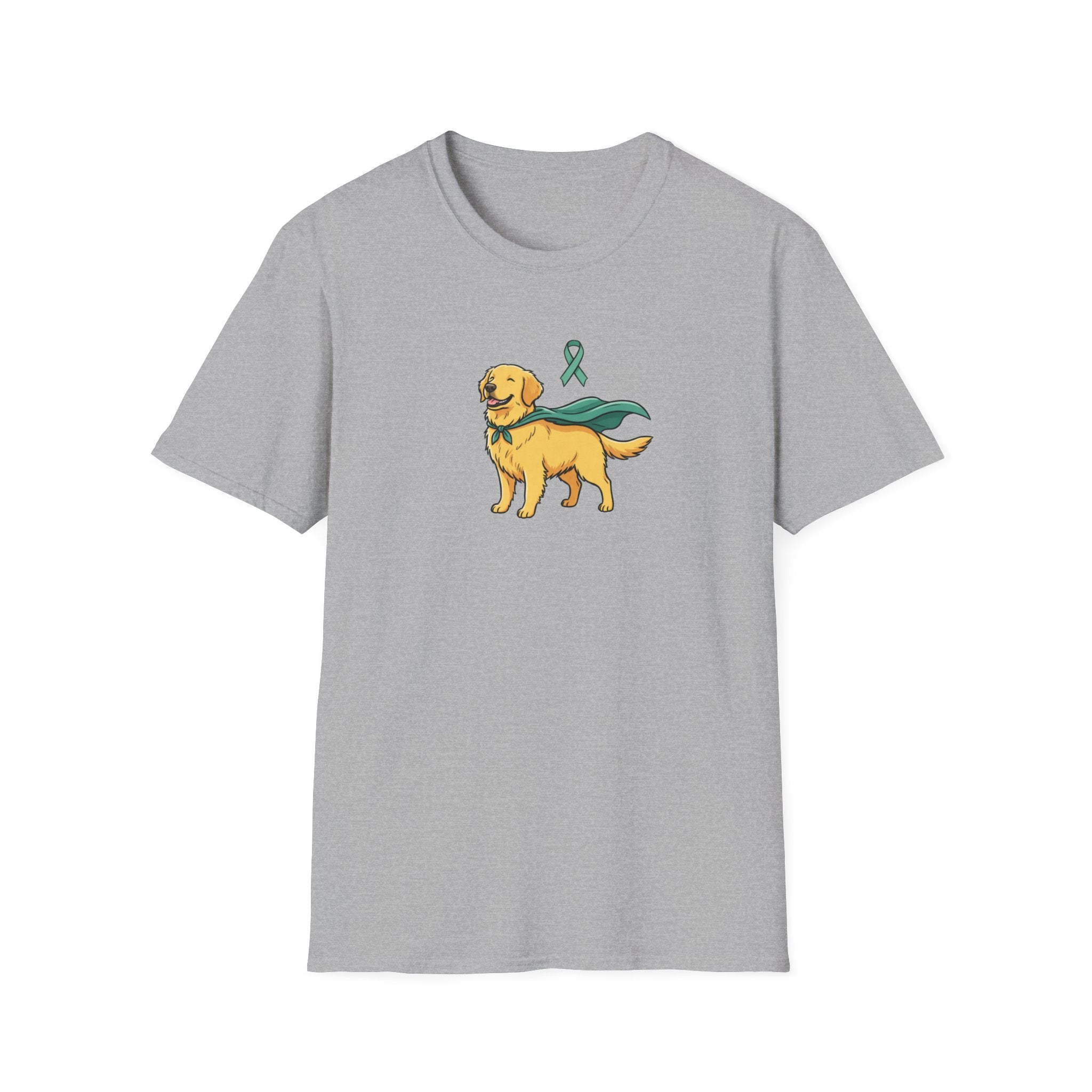 Hero Golden Retriever Awareness Ribbon Unisex T-Shirt