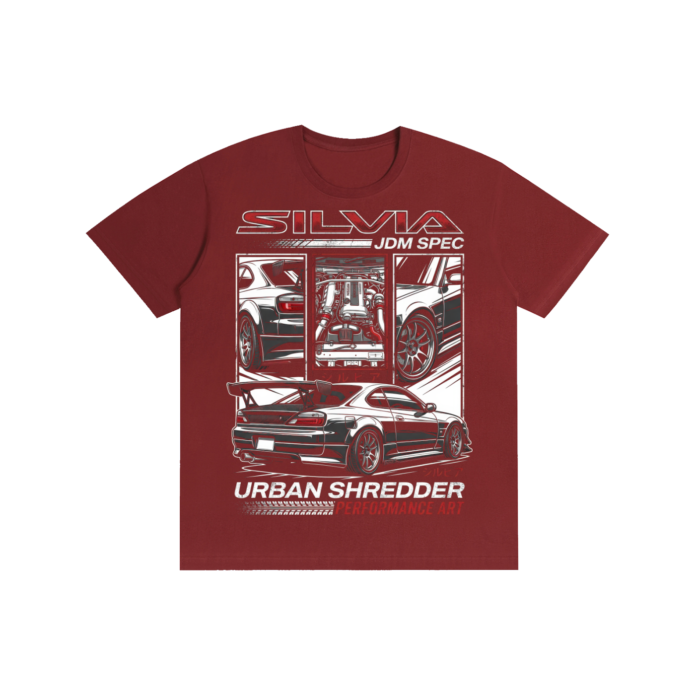 Nissan Silvia S15 "Urban Shredder" JDM Graphic Unisex T-Shirt – Streetwear Drift Tee