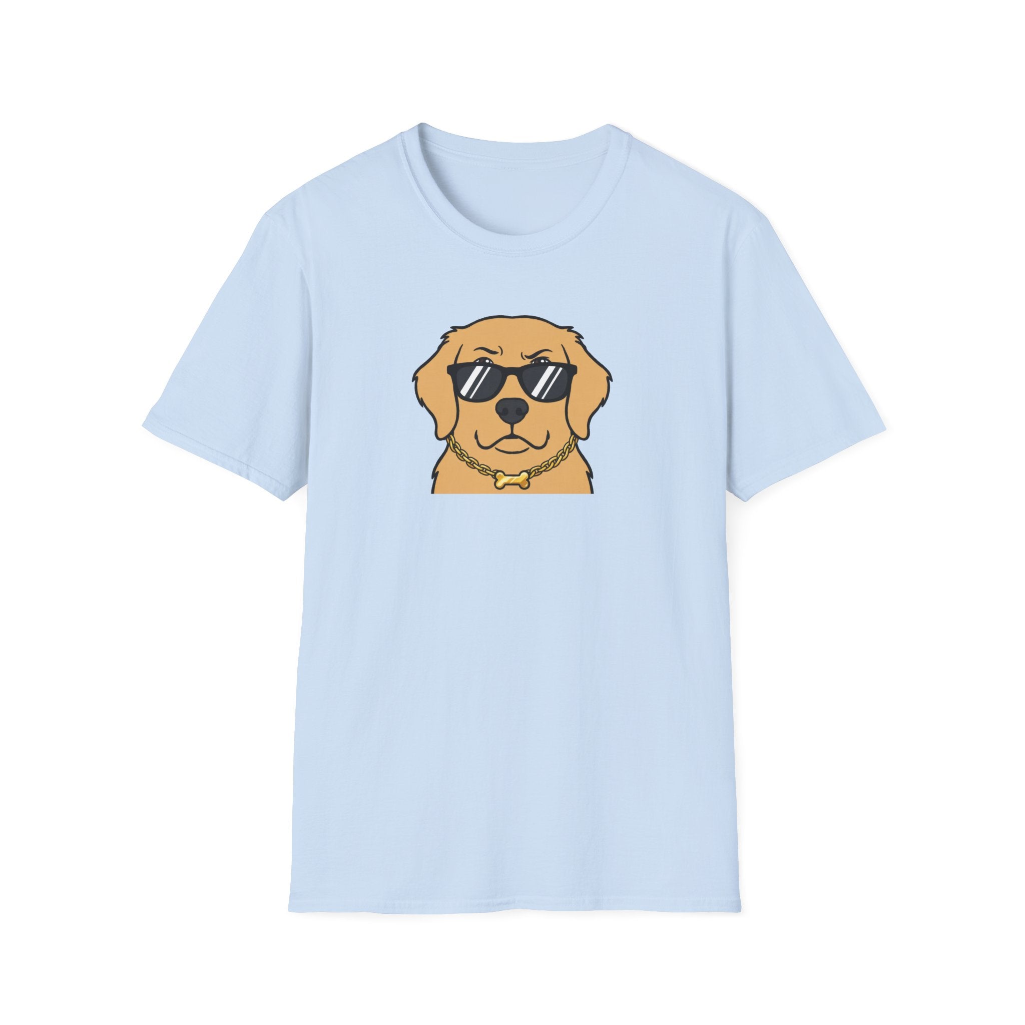 Cool Golden Retriever Unisex T-Shirt – Hip Hop Dog Graphic Tee