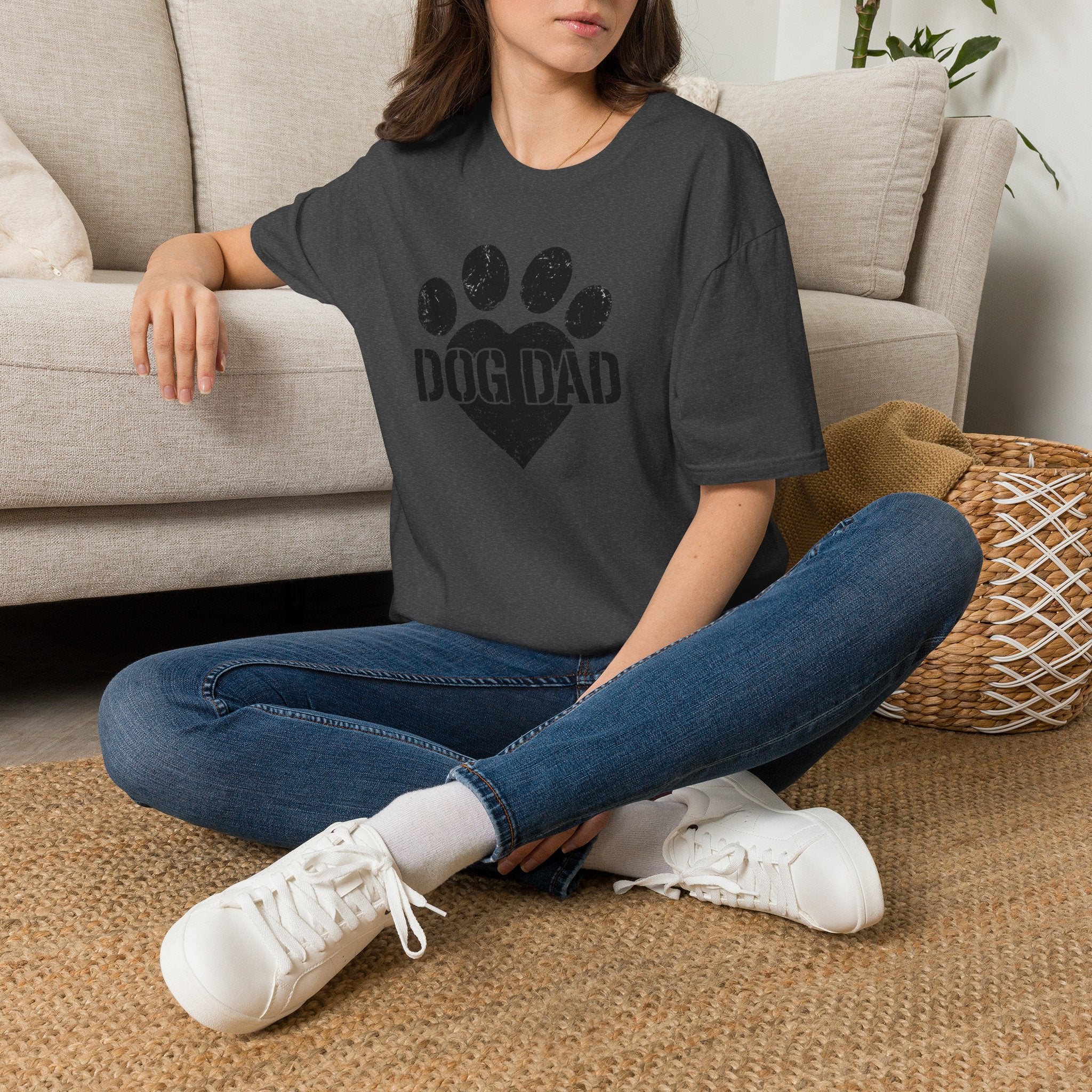 Dark speckled paw print T-Shirt