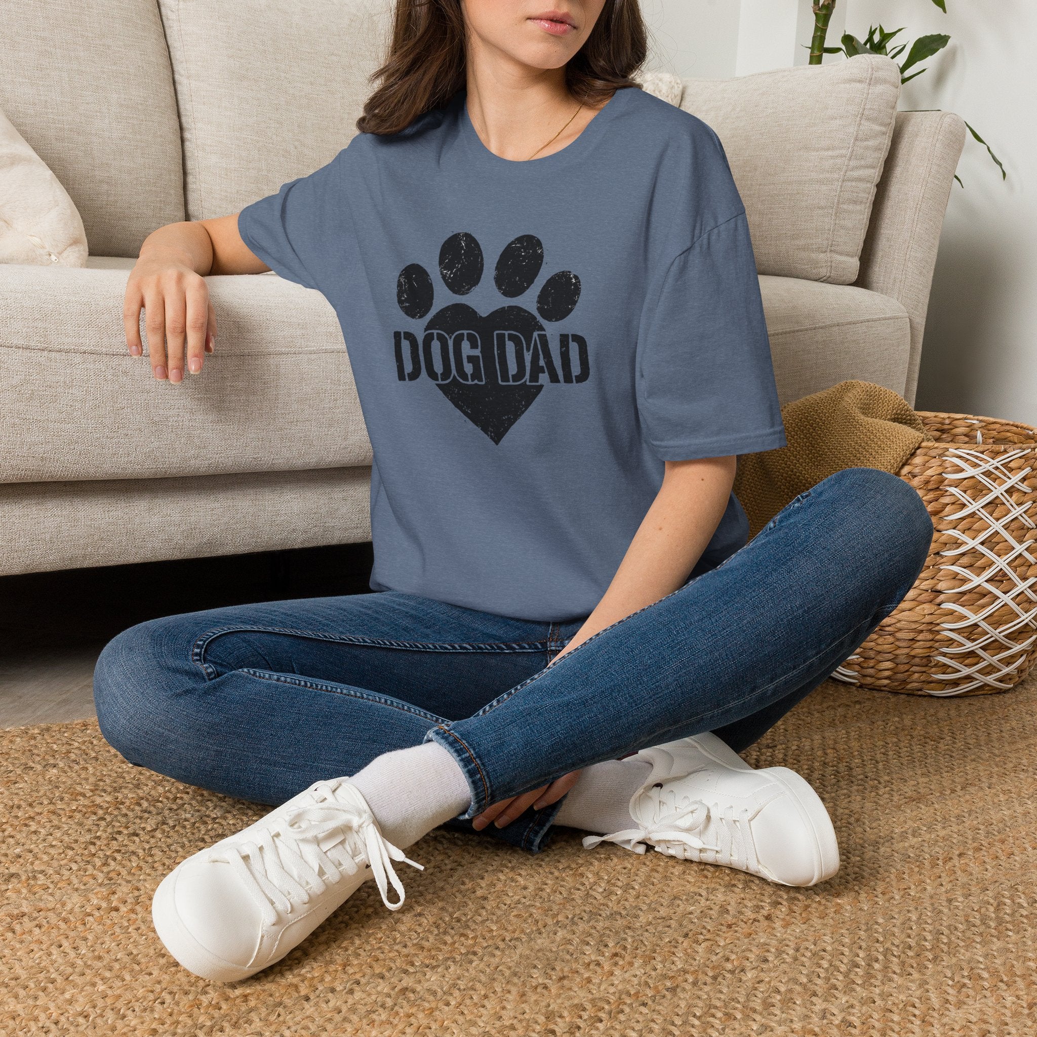 Dark speckled paw print T-Shirt