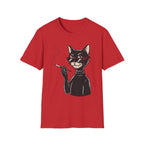 Cool Cat with Sunglasses T-Shirt — Retro Smoking Cat Graphic Tee