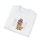 Patriotic Poodle Unisex T-Shirt – 4th of July Dog Graphic Tee