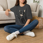 Cool Cat with Sunglasses T-Shirt — Retro Smoking Cat Graphic Tee
