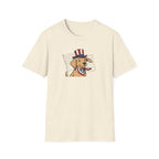 Patriotic Golden Retriever 4th of July Unisex T-Shirt - Uncle Sam Dog Graphic Tee