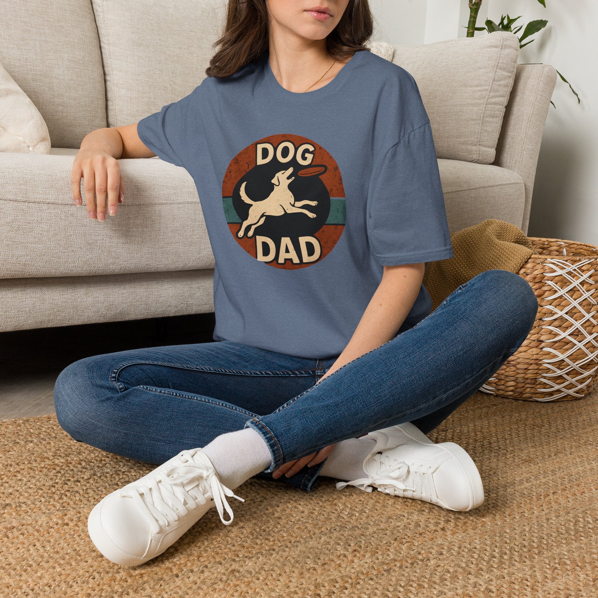 Dog Dad Badge T-Shirt