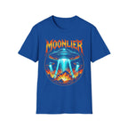 Moonlier UFO Invasion Graphic T-Shirt - Retro Sci-Fi Heavy Metal Apparel