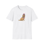 Patriotic Golden Retriever Unisex T-Shirt | 4th of July American Flag Dog Graphic Tee