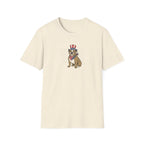 Patriotic English Bulldog Unisex T-Shirt | 4th of July American Flag Dog Graphic Tee