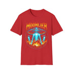 Moonlier UFO Invasion Graphic T-Shirt - Retro Sci-Fi Heavy Metal Apparel