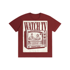WATCH TV Nightly News Graphic Tee - Streetwear Aesthetic