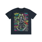 Neon Samurai Punk Graphic Streetwear Tee